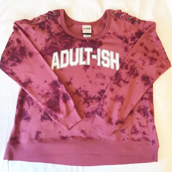jerryleigh Tops - JERRYLEIGH Adult-ish Tie-Dye Sweatshirt, Jr. L (11/13)